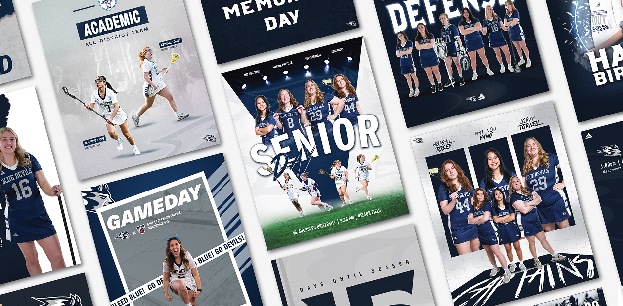 collection of lacrosse graphics